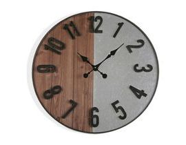 Nástěnné hodiny Dřevo MDF/Kov (5 x 60 x 60 cm)