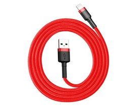 Baseus Cafule USB Lightning kabel 2,4 A 1 m (černo-červený)