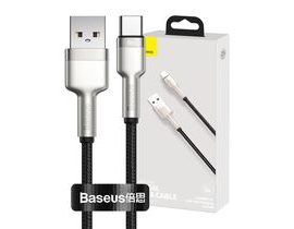 Kabel USB pro USB-C Baseus Cafule, 66 W, 0,25 m (černý)