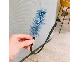 Kvetinový spona - modrá