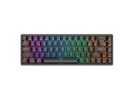 Mechanická klávesnice Royal Kludge RK837 RGB, hnědé spínače (černá)