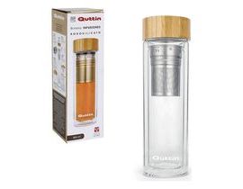 Fľaša borosilikátového skla Quttin Tea Set (300 ml)
