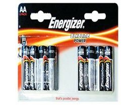 Alkalické Baterie Energizer E300128000 AA LR6 (8 uds)