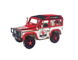 Woodcraft Dřevěné 3D puzzle SUV