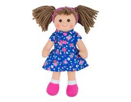 Bigjigs Toys Látková bábika Hollie 28 cm