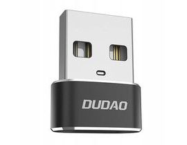 Adaptér Dudao L16AC USB-C na USB (černý)