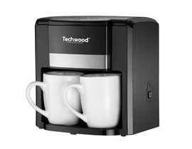 Kávovar na překapávanou kávu Techwood na 2 šálky (černý)