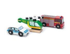 Le Toy Van Set autíčok Záchranári