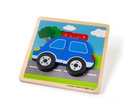 Bigjigs Toys Vkládací puzzle Auto