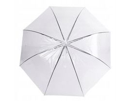 Automatický skládací deštník transparentní 70 cm - průměr 95 cm
