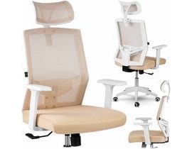 Kancelářská židle Sofotel Rotar s mikrosítí, béžová