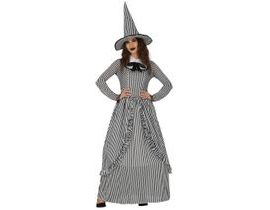 Kostým Fiestas Guirca Vintage čarodějnice Halloween maškarní kostým Lady Velikost 14 - 16