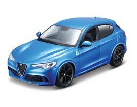 Bburago 1:24 Plus Alfa Romeo Stelvio Blue