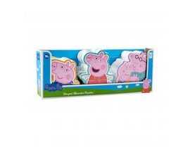 PEPPA PIG - Dřevěné puzzle - 3 druhy assort