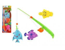 Game Fish/Fisher Magnetic Plastic 3ks+prút plastová 34 cm zmes farieb na karte