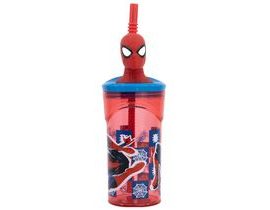 Kelímek s 3D figurkou 360 ml - Spider-Man Midnight Flyer