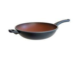 DOMO pánev Wok Terracotta EVO 32 cm, Počet vrstev: 6, indukce