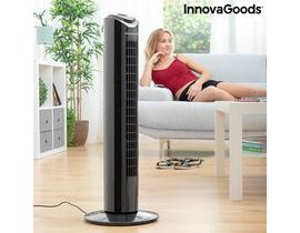 Věžový ventilátor InnovaGoods 80 cm 50W Černý