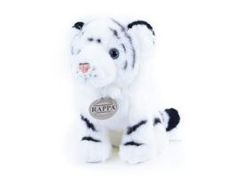 Plyšový tiger biely sediaci 18 cm ECO-FRIENDLY