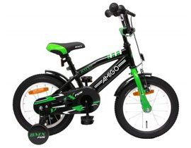 Detské koleso Amigo BMX Fun Black / Green 14