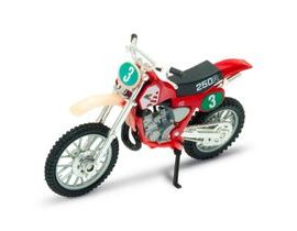 Welly Motocykl Honda CR250R 1:18 červená