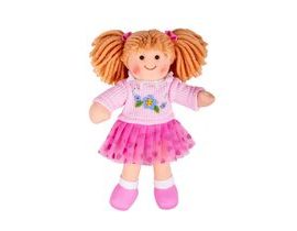 Bigjigs Toys Látková bábika Jasmin 28cm