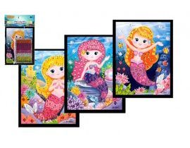 Mosaic Mini Picture Mermaid 10x16cm 6 typov v taške 24ks v krabici