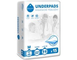 3 x Jednorázové přebalovací podložky Dollano Clinic Underpads vel. M 15ks