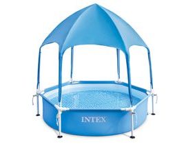 Dětský rámový bazén se stříškou 183 x 38 cm INTEX 28209