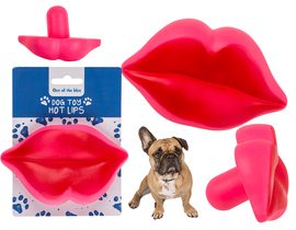 Hračka pro psy, Hot Lips, cca 13 x 8 cm,
