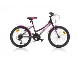Dětské kolo Dino Bikes Aurelia 420D-04 černo růžové 20