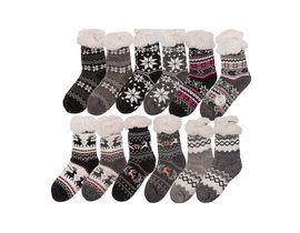Dámské ponožky pro pohodlí, černé a šedé, univerzální velikost, 140 g, 100% Polyakryl, 6 stylů a 2 barvy, s hlavičkovou kartou.
