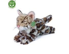 Plyšový ocelot ležící 25 cm ECO-FRIENDLY