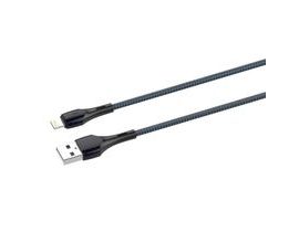 LDNIO LS522 2m kabel USB - Lightning (šedomodrý)