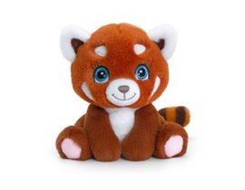 Keel Toys SE1537 Keeleco Panda červená - eko plyšová hračka 16 cm