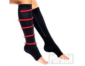 Punčochy Zip Sox černé L/XL