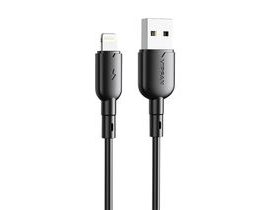 Kabel USB-Lightning Vipfan Colorful X11, 3A, 1 m (černý)