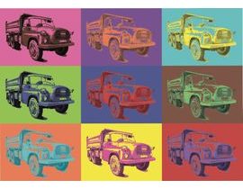 POP ART - TATRA 1000 puzzle