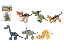 Dinosaurus plast 9-11cm 6ks v sáčku