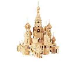 Woodcraft Drevené 3D puzzle kostol Petersburg