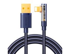 Úhlový kabel k USB-A / Lightning / 1,2 m Joyroom S-UL012A6 (modrý)