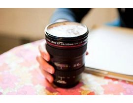 Hrnček objektív Lens cup light
