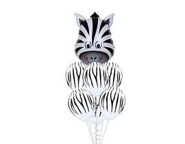 Veselé balónky - zebra