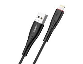 Foneng X15 USB kabel na Lightning, 2,4 A, 1,2 m (černý)