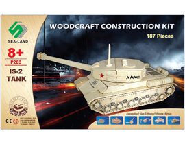 Woodcraft Drevené 3D puzzle tank IS 2