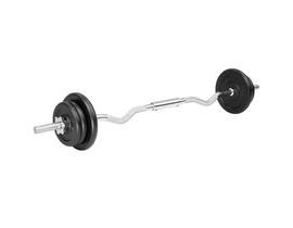 Tectake 402582 Dumbbell - Set - Chrome Chrome Steel