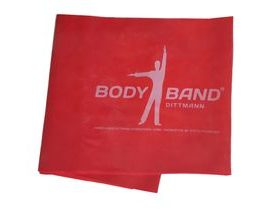 Posilovací guma Body-Band 2,5 m červená