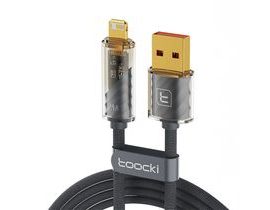 Nabíjecí kabel Toocki A-L, 1m, 12W (šedý)