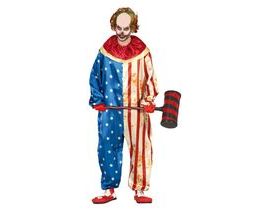 Americký patriot klaun maškarní kostým pro dospělého muže velikost L 42-44