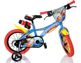 DINO Bikes - Dětské kolo 14" 614-SM- Superman